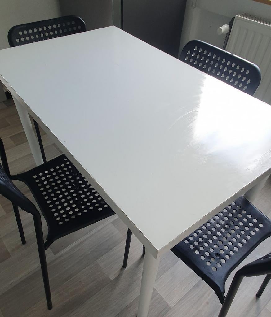 Table avec chaises, Jardin & Terrasse, Enlèvement