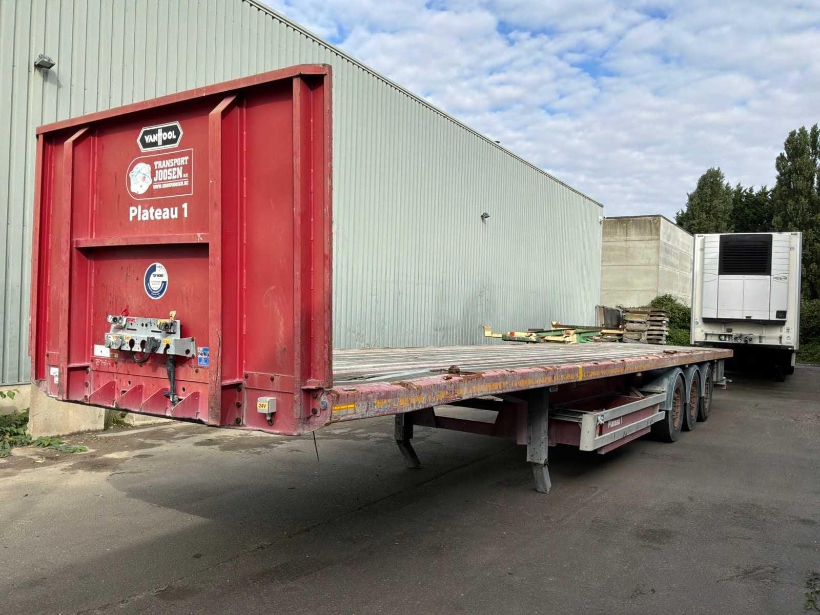 Remorque Vanhool Platform 2007 destinée à un chantier de c, Achat, Entreprise, Autres carburants, Remorques et Semi-remorques