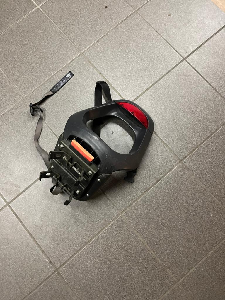 Yepp zwart stoeltje fiets, Ophalen, Zo goed als nieuw