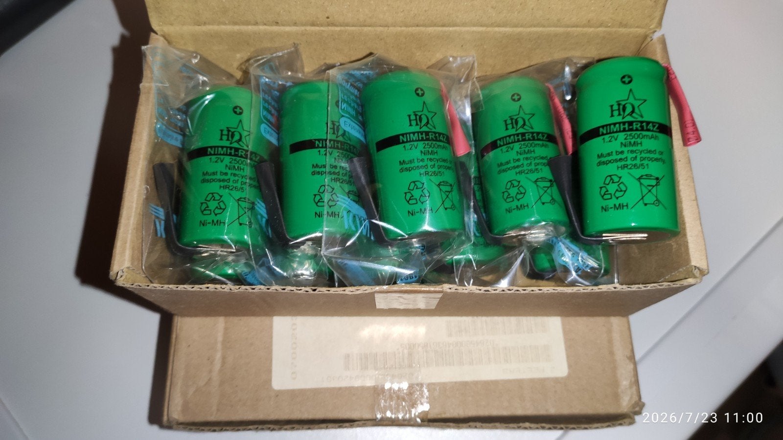 Oplaadbare batterijen, TV, Hi-fi & Vidéo, Batteries, Enlèvement