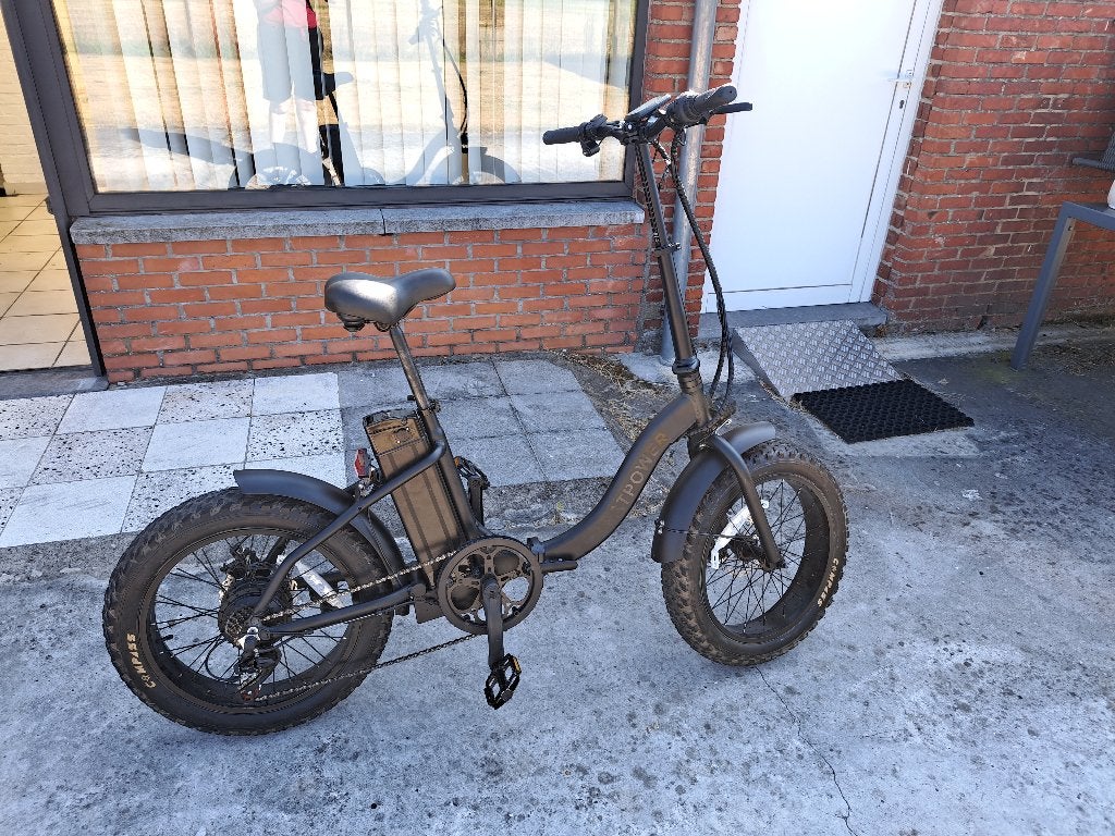Fatebike, plooifiets en electrische fiets in 1, Vélos & Vélomoteurs, Vélos électriques, Utilisé, Autres marques, 55 à 59 cm, 50 km par batterie ou plus