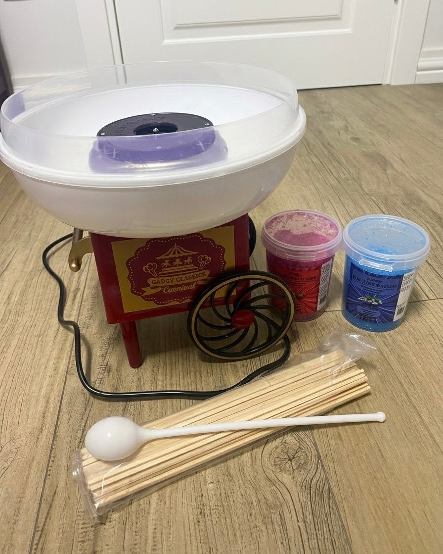 Vintage mooie suikerspinmachine: WERKT GOED!, Ophalen, Zo goed als nieuw