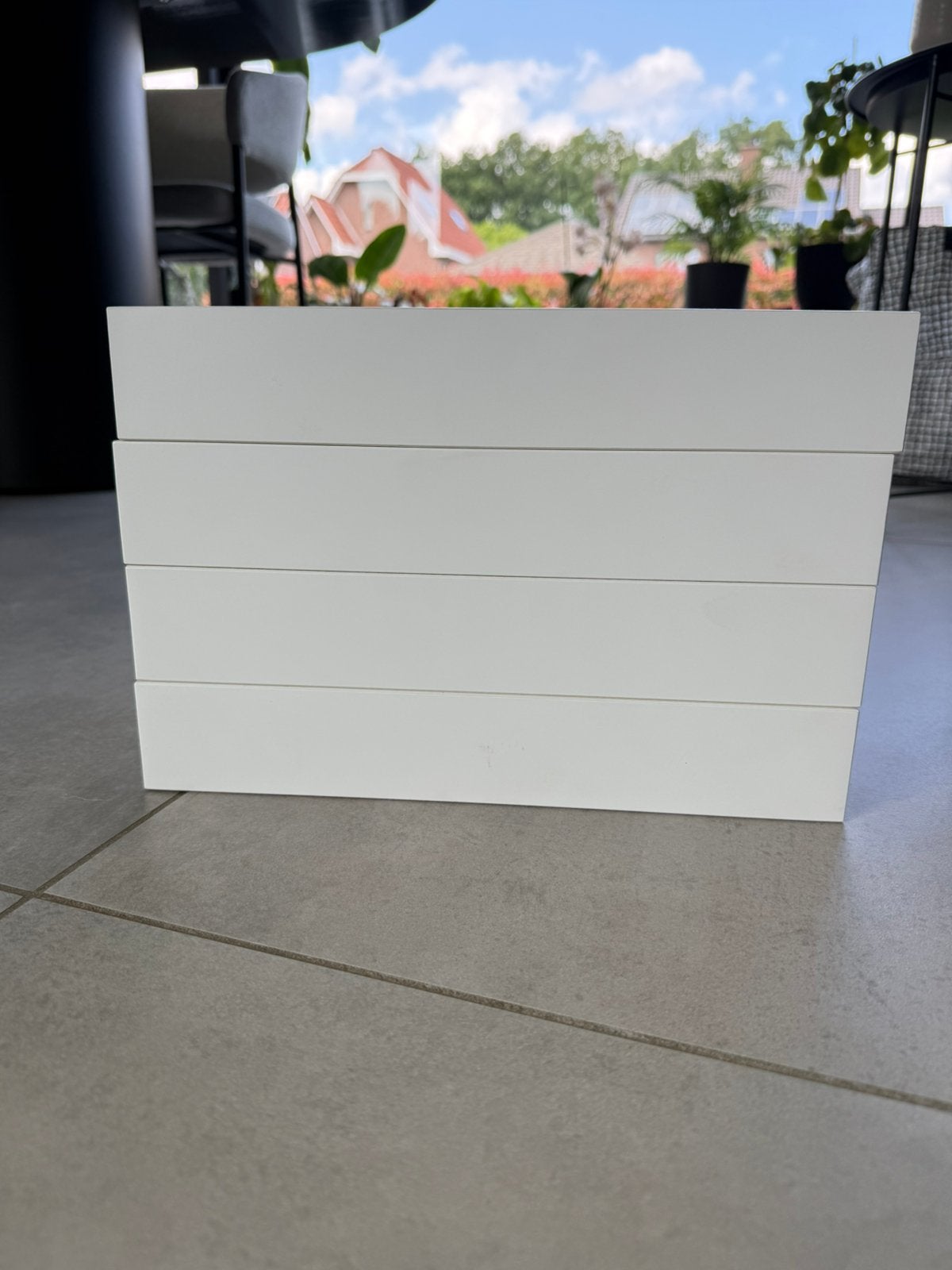 4 witte LACK plankjes ( IKEA ), Enlèvement, Utilisé