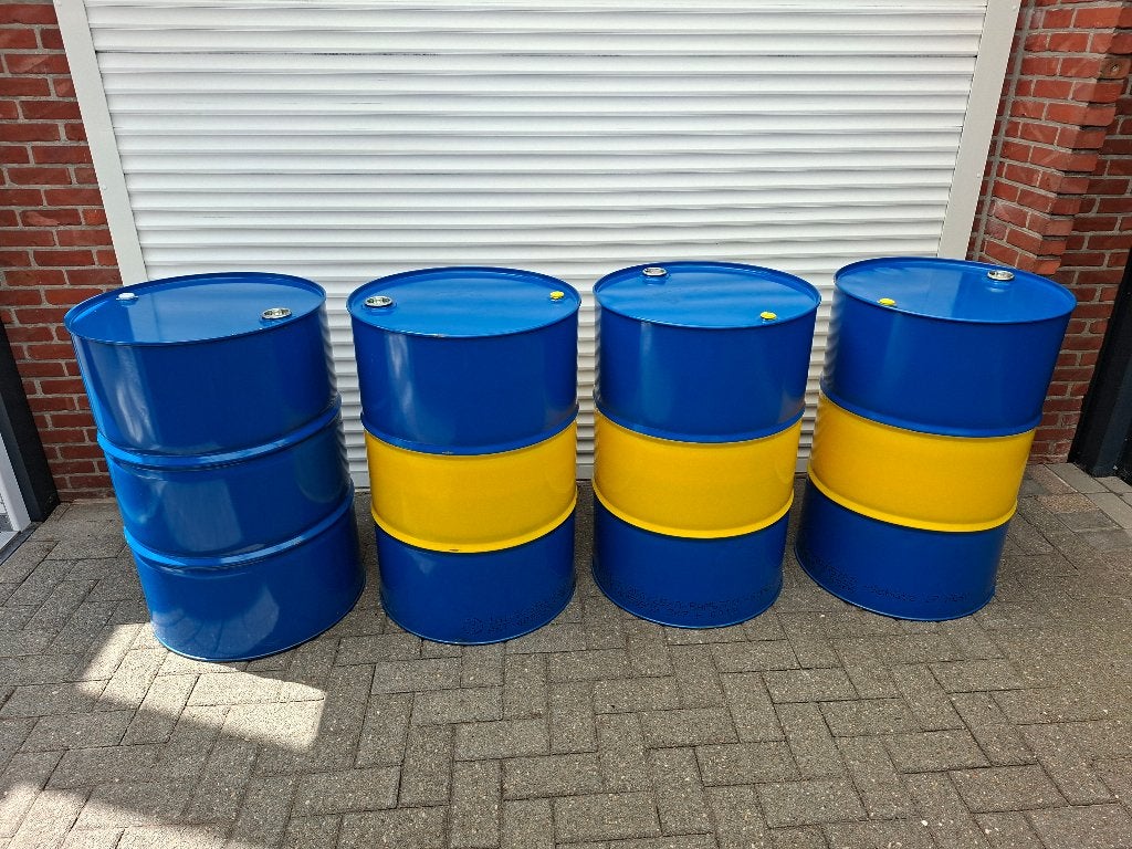 olieton olievat oliedrum stookton, Tuin en Terras, Ophalen, Gebruikt, Vuurkorf