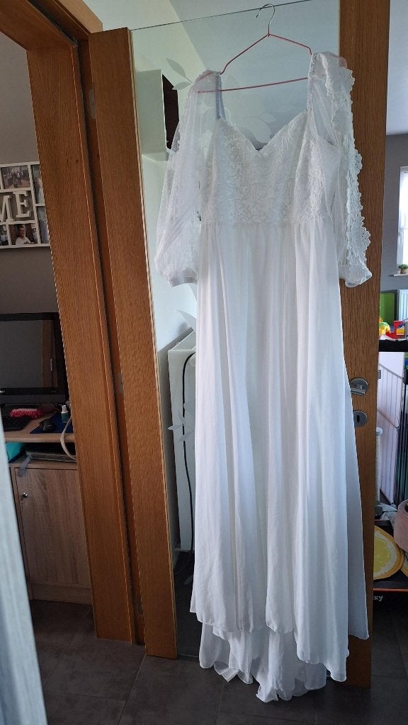 robe de marie, Enlèvement, Comme neuf, Blanc, Robe de mariée