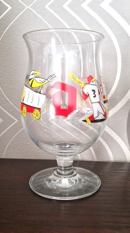 Duvel glas 'Nebraska' USA, Collections, Enlèvement ou Envoi, Verre à bière