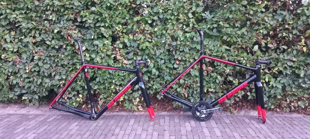 Cyclocross frame carbon 58ct, Frame, Gebruikt, Ophalen of Verzenden, Jan Janssen