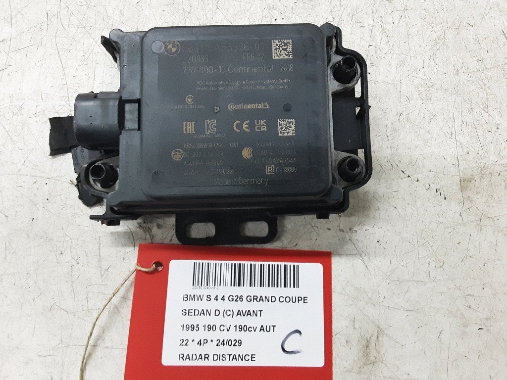 ACC SENSOR BMW 4 serie Gran Coupe (G26) (66315A5633601), Gebruikt, Mevr. I. Hauben, BMW, Rue de l'Espoir 34 34
4030  GRIVEGNÉE, BE