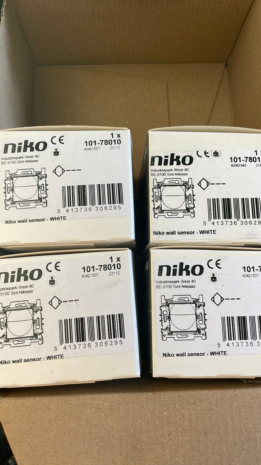 Niko wall sensor kleur wit, Enlèvement ou Envoi, Blanc, Comme neuf