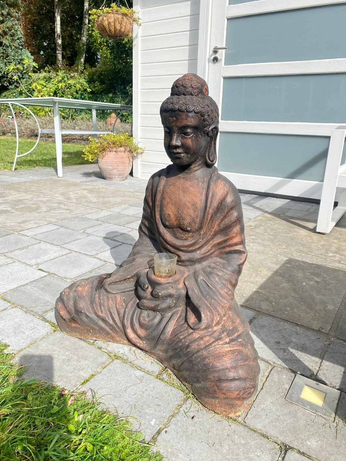 Grote Boedha 68cm, Antiek en Kunst, Ophalen