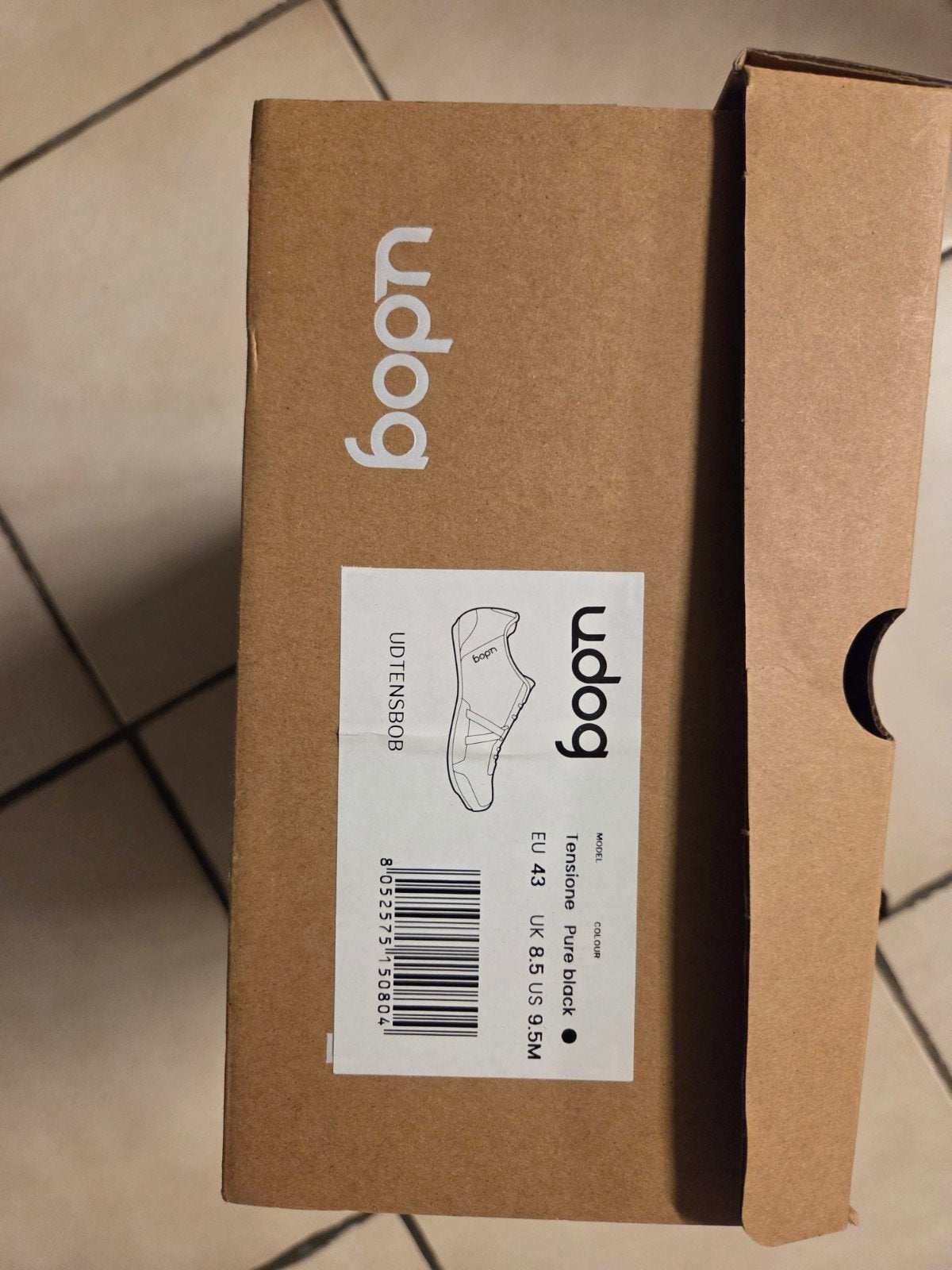 Udog tensione pure black maat 43, Dames, Schoenen, Ophalen of Verzenden, Zo goed als nieuw