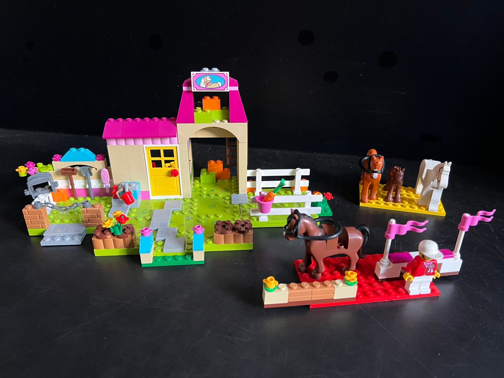 Lego Juniors Ste 10674 Pony Farm + extra paarden, Ophalen, Zo goed als nieuw, Lego