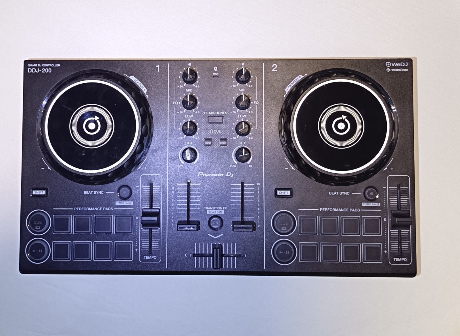 Pioneer DJ DDJ-200 – Excellent état + boîte et câble, Enlèvement, Comme neuf, Platine, Pioneer