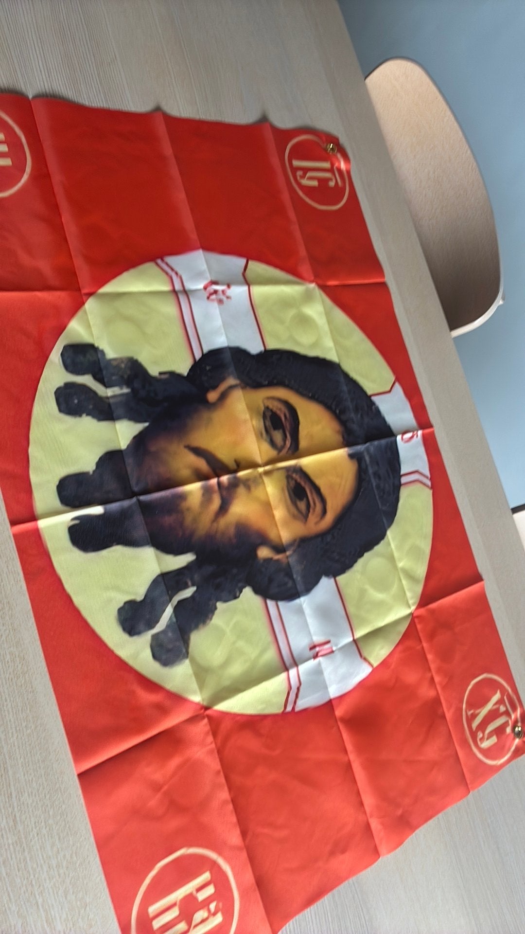 Drapeau église chrétienne 60x90cm, Envoi, Neuf