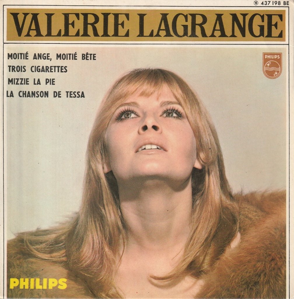 Valérie Lagrange - Moitié ange, moitié bête + 3 andere, Verzenden, Overige genres, 7 inch, Fotohoes