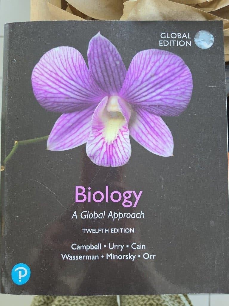 Biology – A Global Approach – 12th Edition + Dutch Glossary, Ophalen of Verzenden, Zo goed als nieuw, Overige wetenschappen