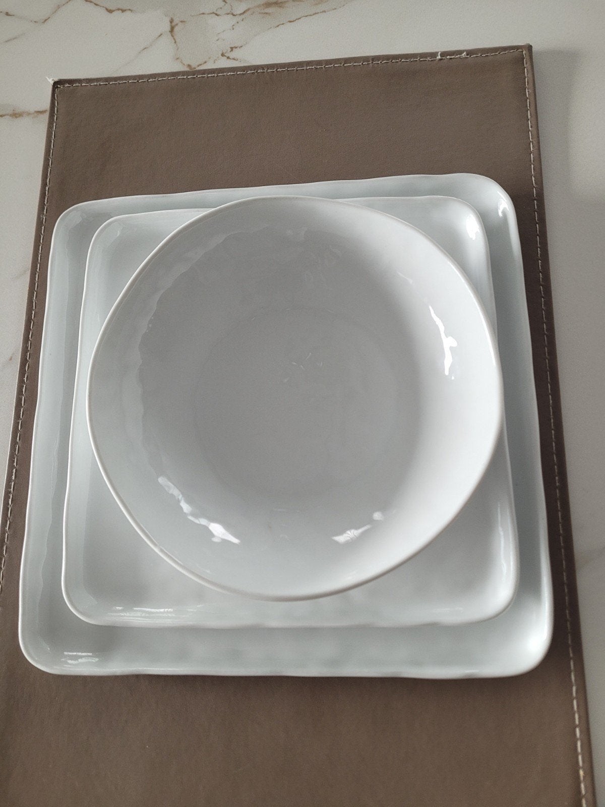 Wit servies 8 personen, Ophalen