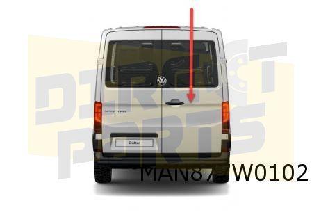 Volkswagen Crafter (9/16-) MAN TGE (5/17-) achterdeur Rechts, Auto-onderdelen, Overige automerken, Verzenden, -, Nieuw
