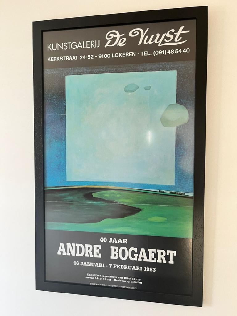 Oude affiche Andre Bogaert, Antiek en Kunst, Ophalen