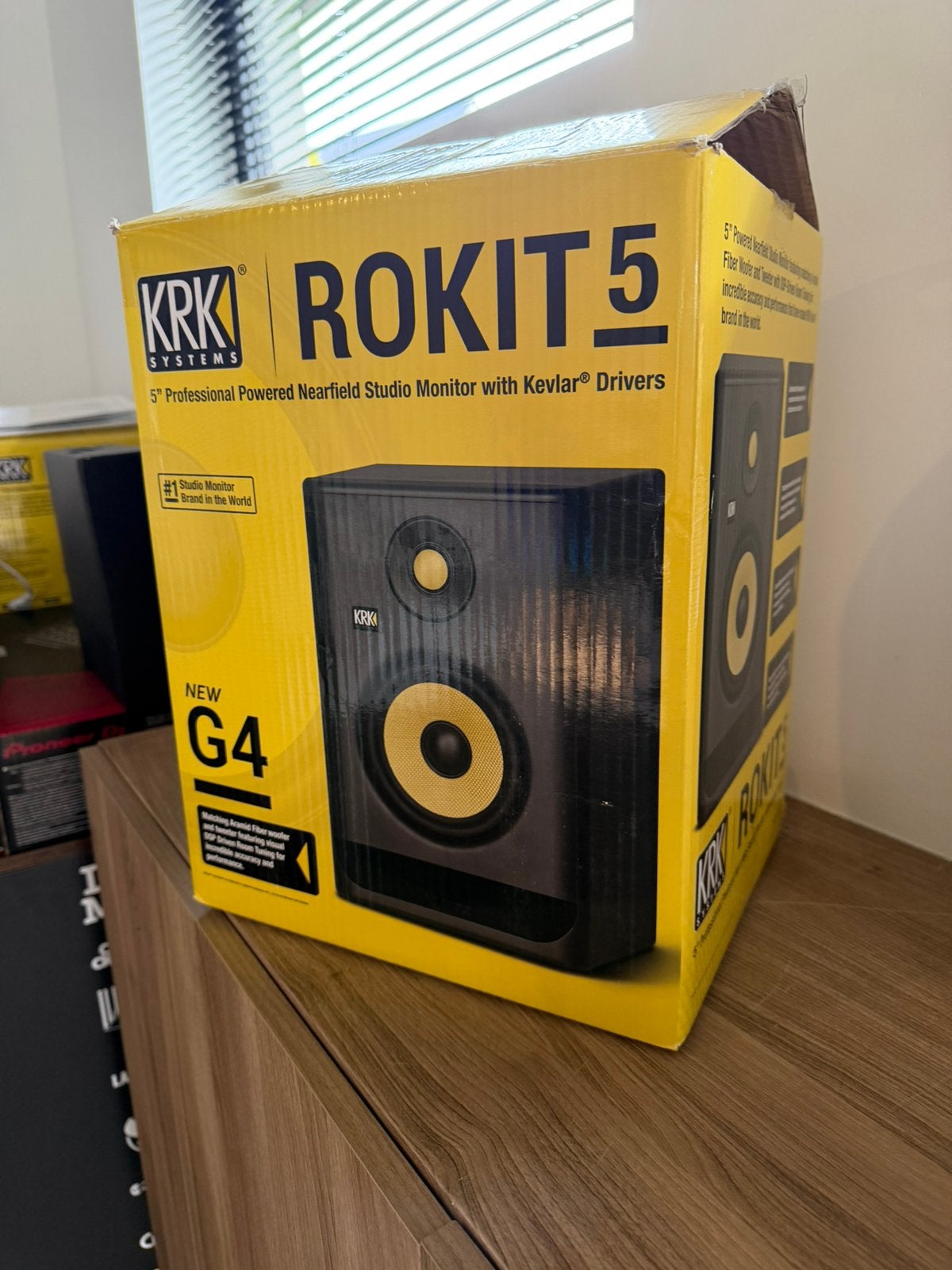 Studiomontoren KRK ROKIT G4 set boxen, Ophalen, Zo goed als nieuw