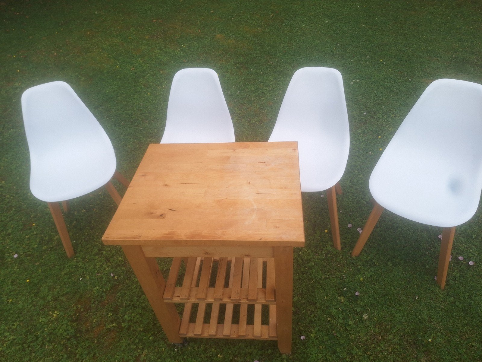 chaises, Comme neuf, Quatre, Classe, Bois