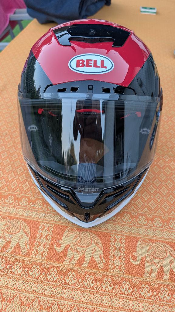 Bell helm, Motoren, Heren, Ophalen of Verzenden, Integraalhelm, L