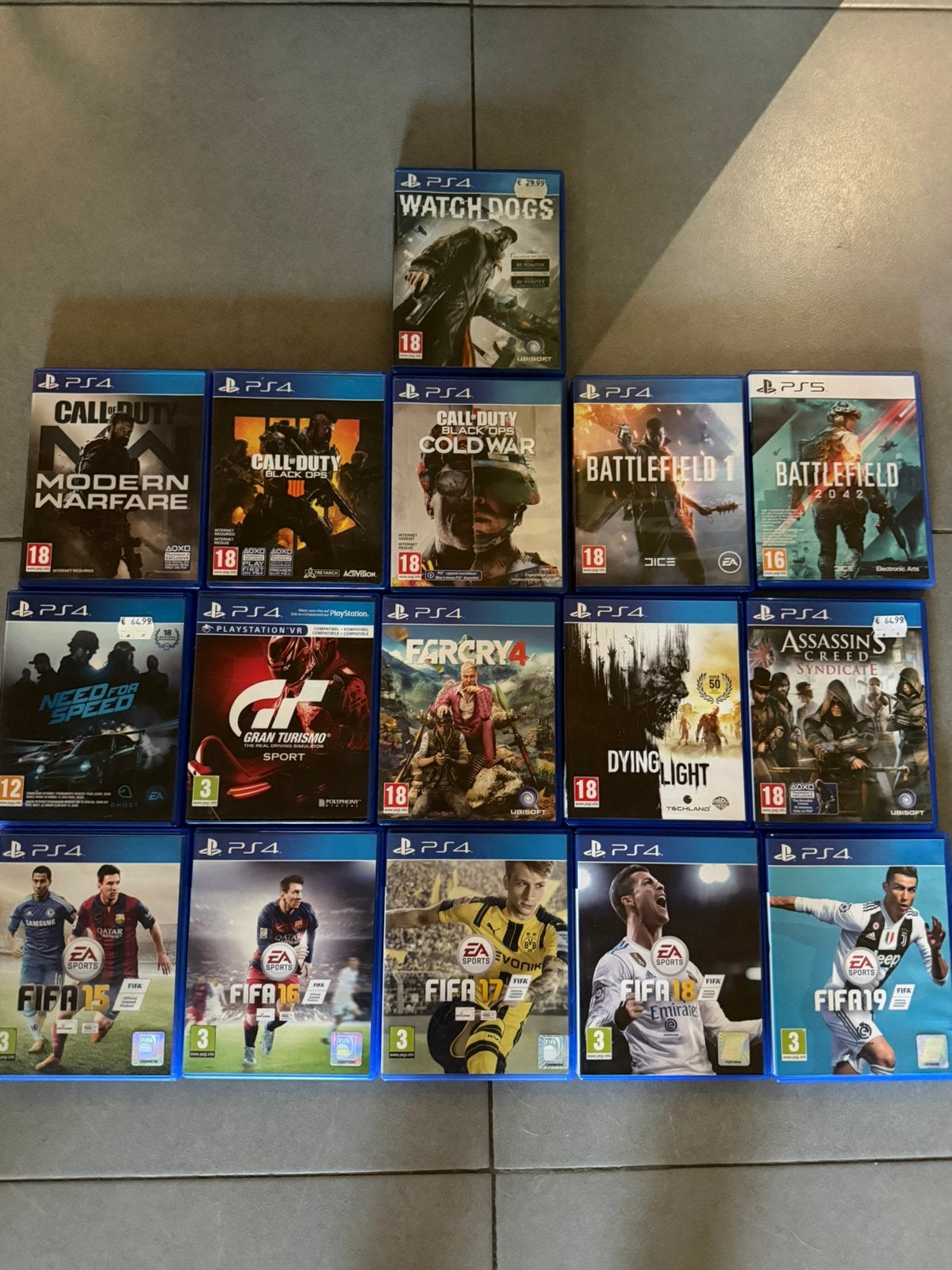Ps4 + games, Ophalen, Gebruikt, Avontuur en Actie