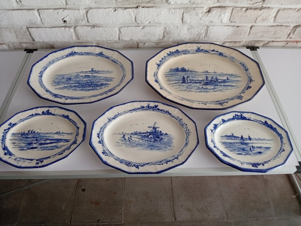 Série de 6 Plats de Service d'Apparat Royal Doulton Norfolk, Antiquités & Art, Enlèvement