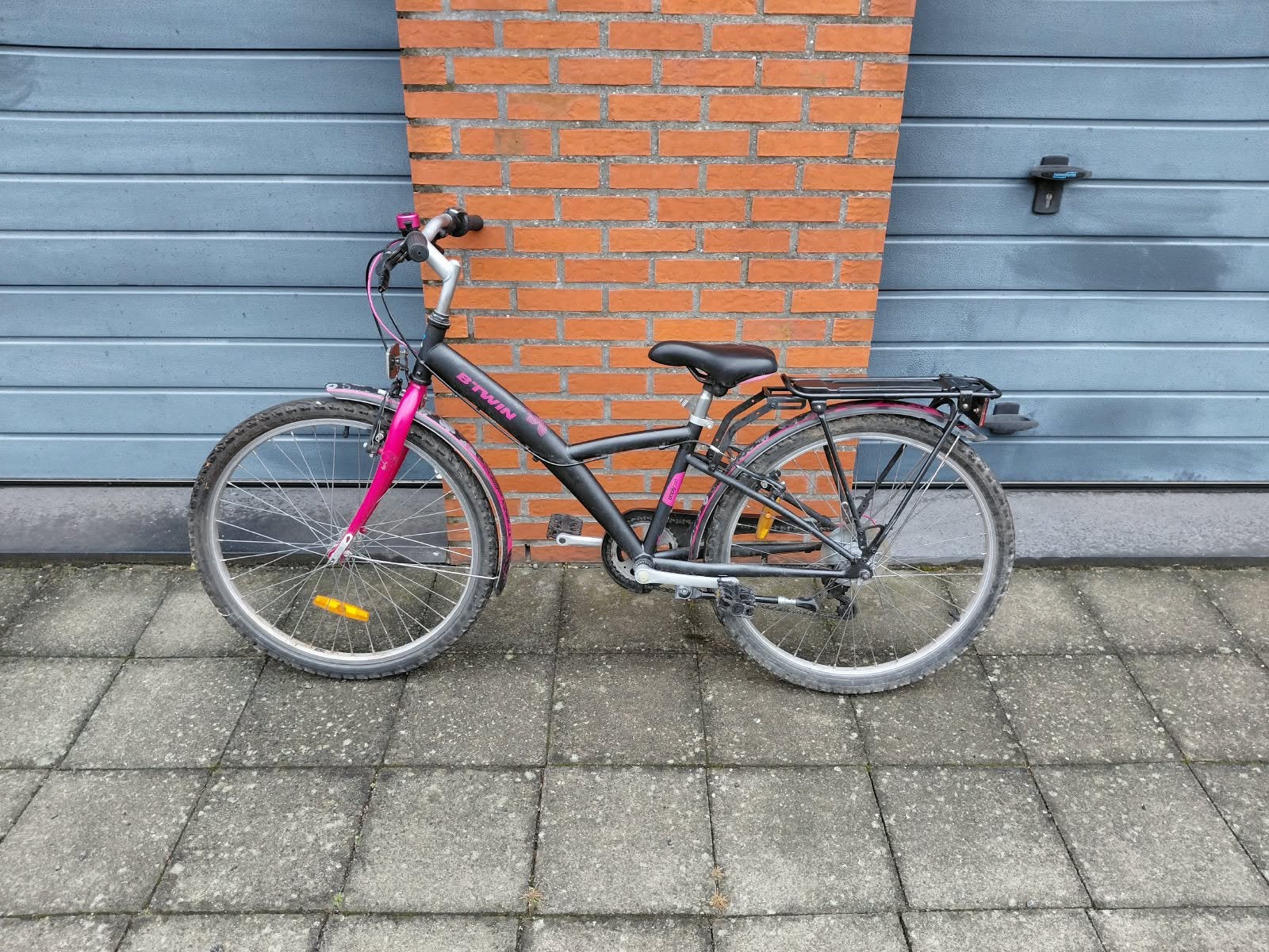 Meisjesfiets btwin, Ophalen, Velgrem, Versnellingen, Gebruikt