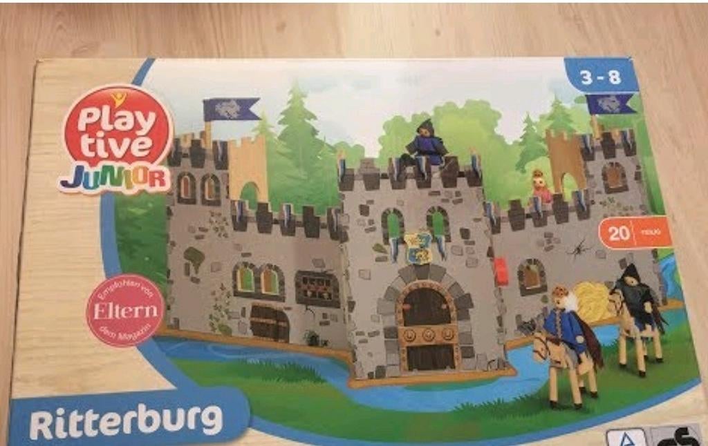 houten ridderkasteel / Playtive Junior, Ophalen of Verzenden