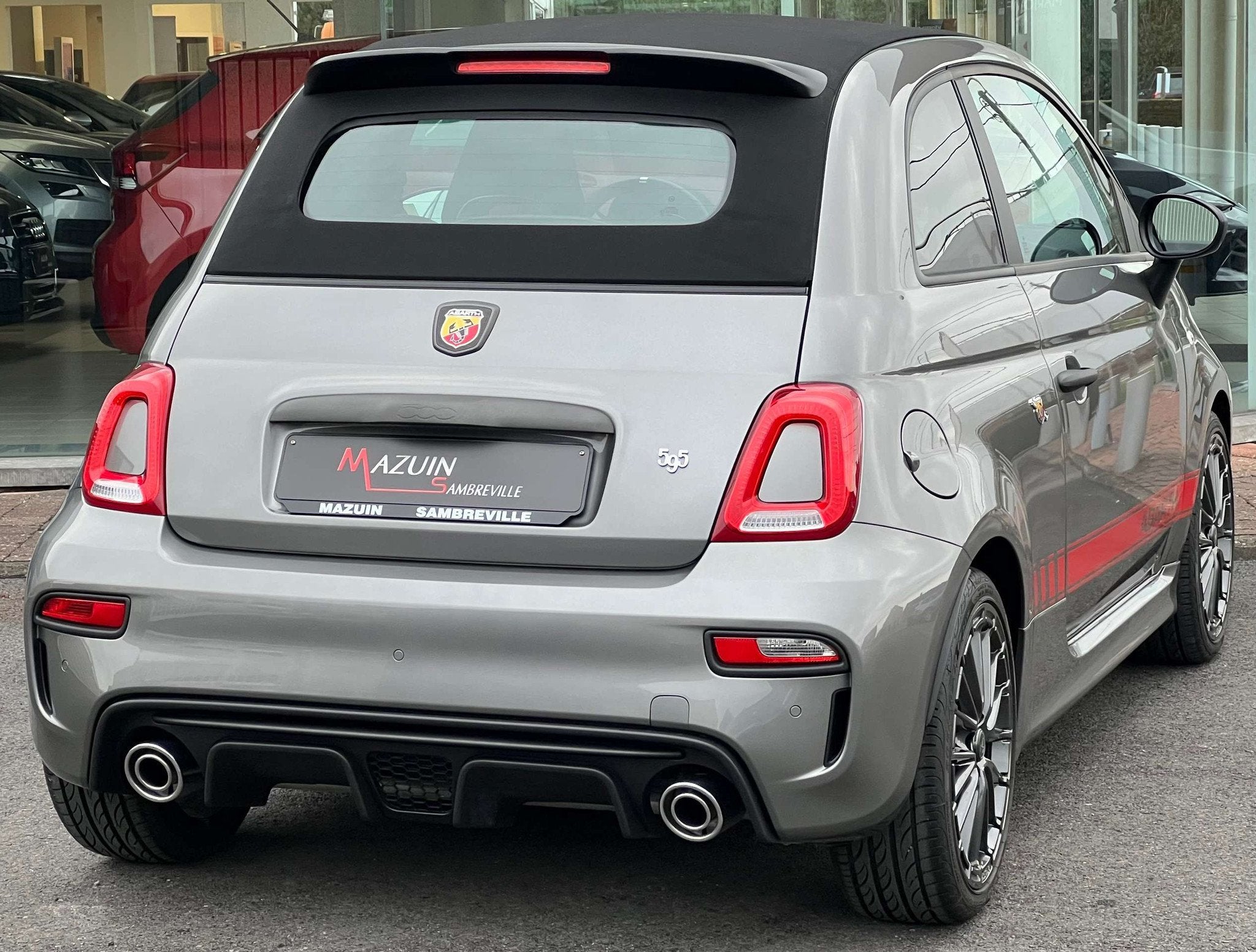 Abarth 595C 1.4 T-Jet * Cabriolet * 8.200 Km * CarPlay * 163, Argent ou Gris, Achat, Euro 6, Entreprise