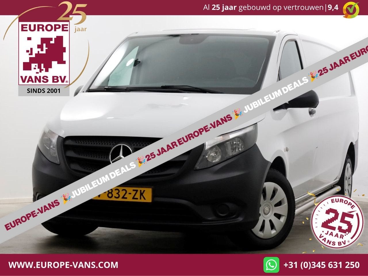 Mercedes-Benz Vito 111 CDI 115pk E6 XL Extra Lang Airco/Came, 164 g/km, Mercedes-Benz, Bedrijf, Onderhoudsboekje