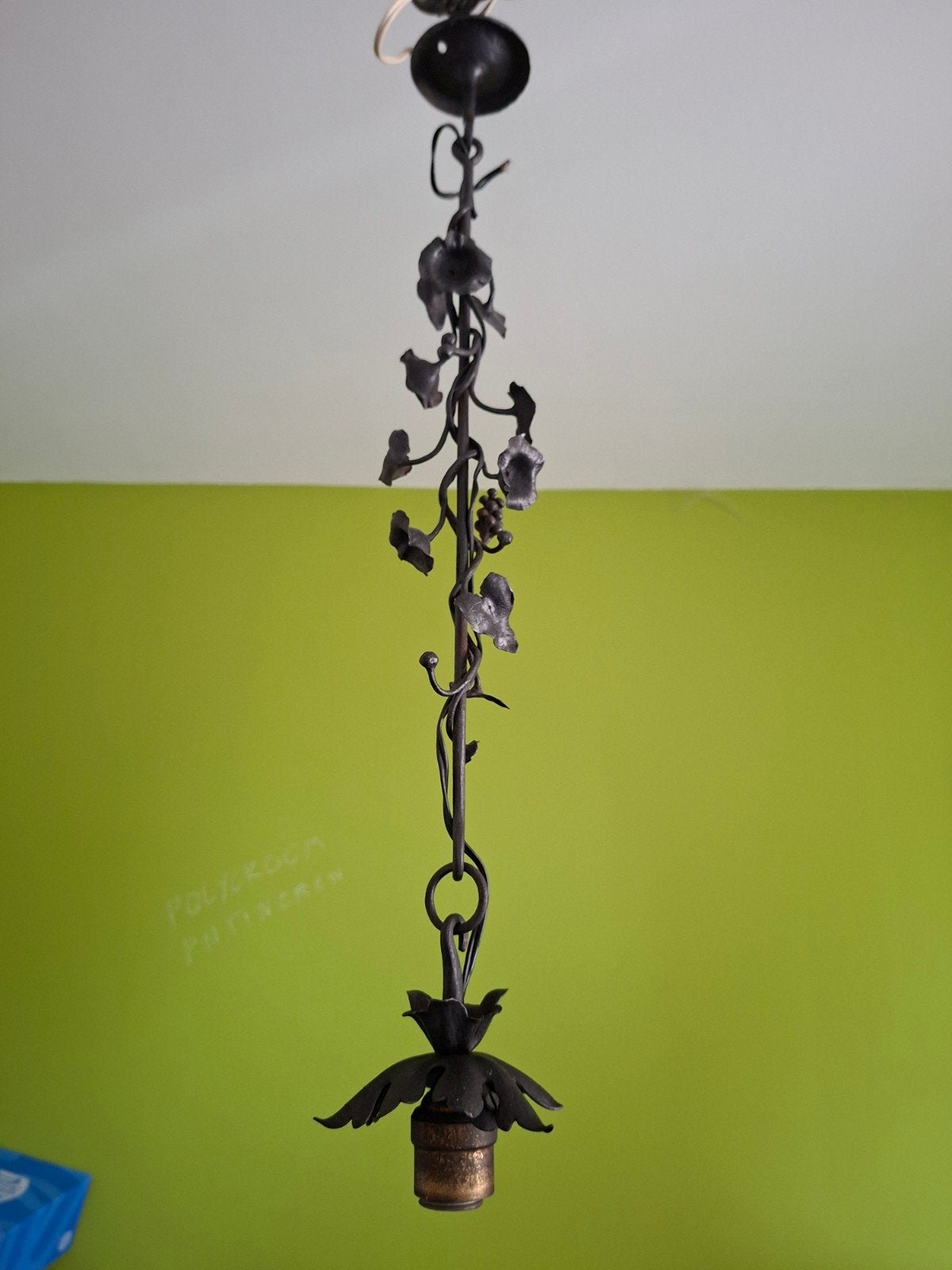 Suspension art déco en fer forgé, Antiquités & Art, Enlèvement ou Envoi