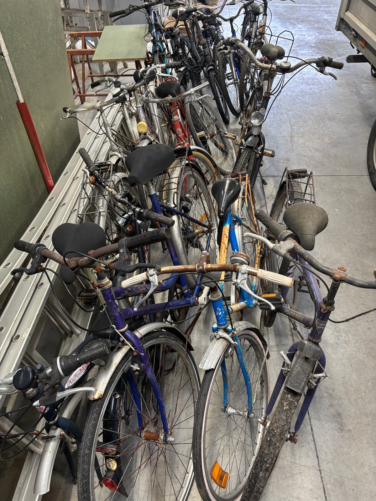 14 fietsen voor herstel of oud ijzer/aluminium, Ophalen, Gebruikt