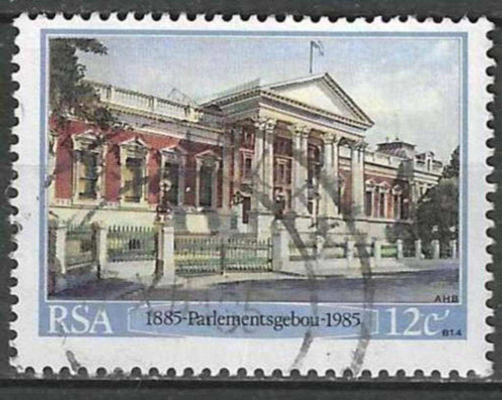Zuid-Afrika 1985 - Yvert 584 - Parlement in Kaapstad (ST), Postzegels en Munten, Verzenden, Zuid-Afrika, Gestempeld