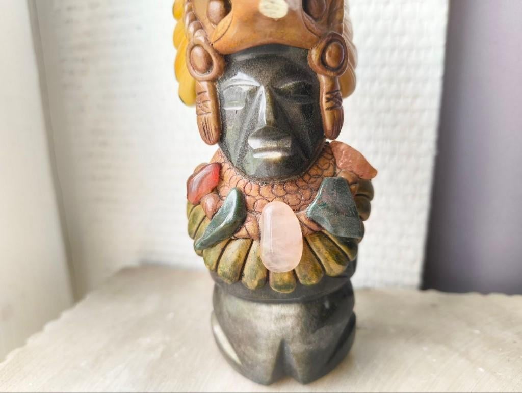 Statue en obsidienne du Pérou, Enlèvement, Utilisé