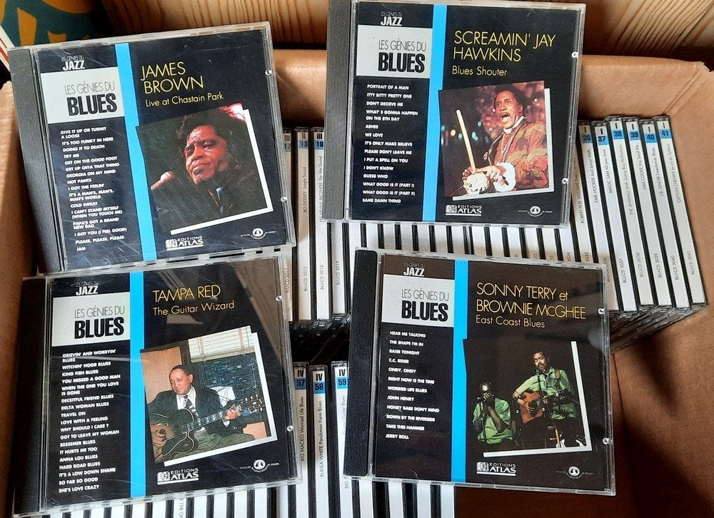 CD - les génies du blues - 59 CD, CD & DVD, Enlèvement, Blues