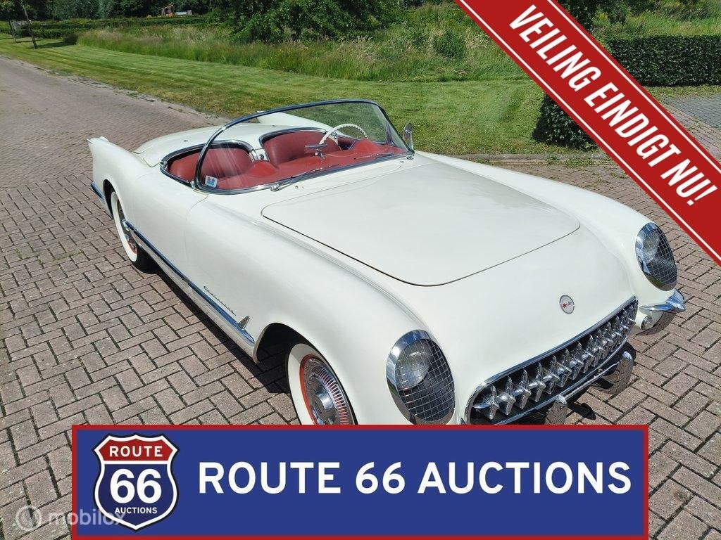 Chevrolet Corvette C1 | 1954 | Route 66 Auctions, Autos, Achat, Entreprise, Chevrolet, Boîte manuelle