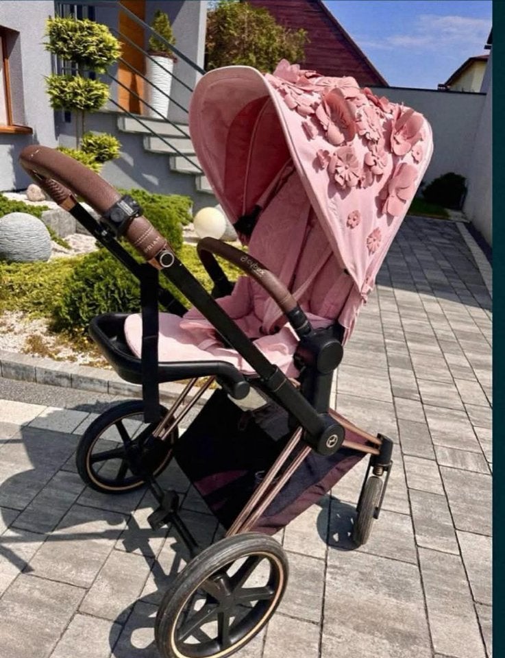 CYBEX PRIAM 4 EDITION FLOWERS ROSES, Enfants & Bébés, Poussettes & Combinaisons, Comme neuf, Poussette, Autres marques, Enlèvement