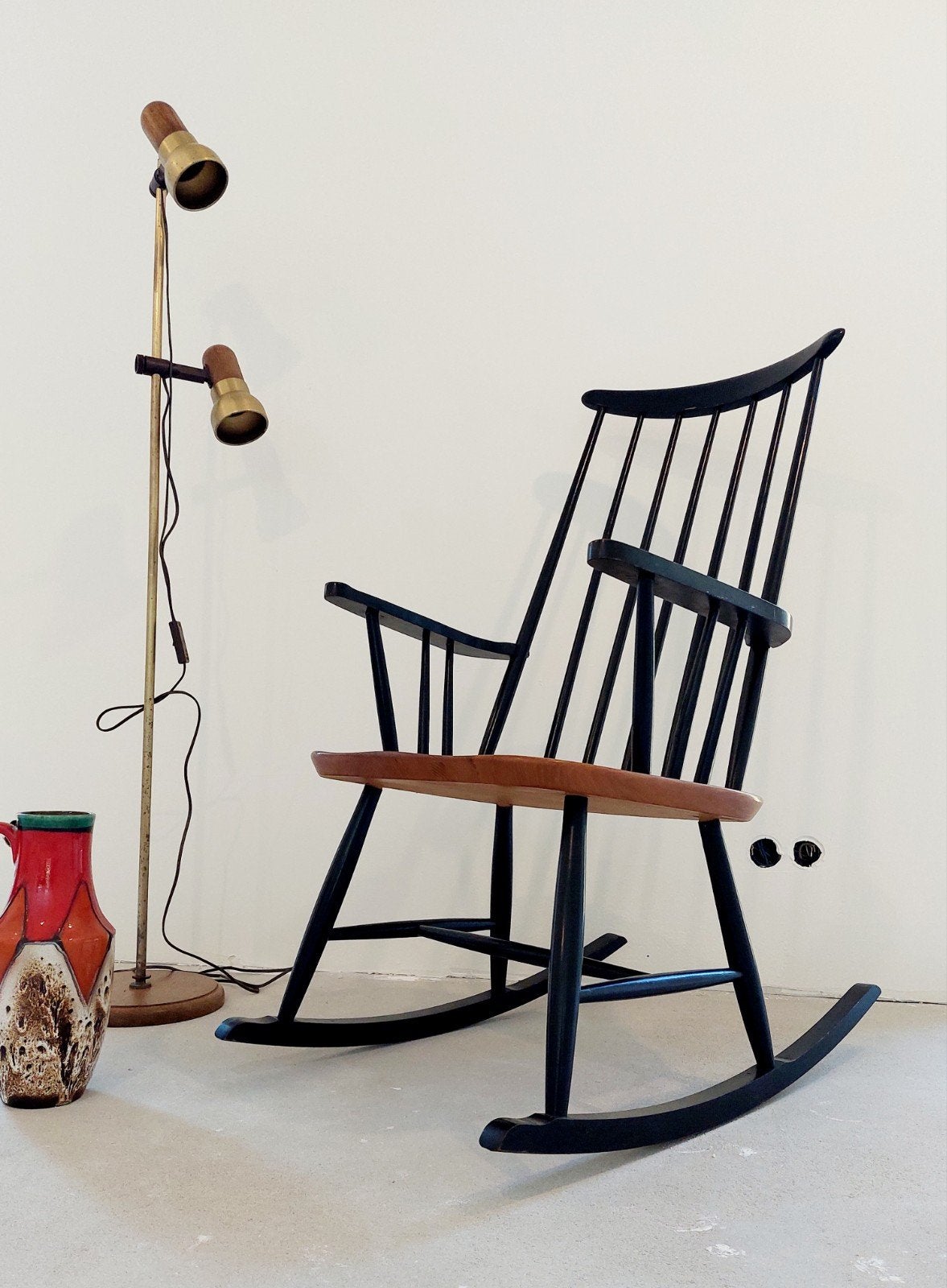 Vintage! rocking chair scandinave "Tapiovaara", Ophalen