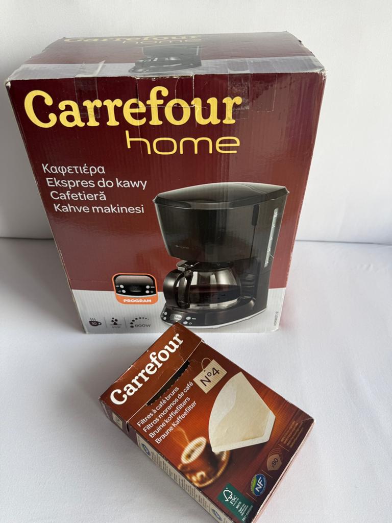 Cafetière programmable CARREFOUR HOME, Electroménager, Enlèvement ou Envoi, Comme neuf, Autres marques, Carafe à café