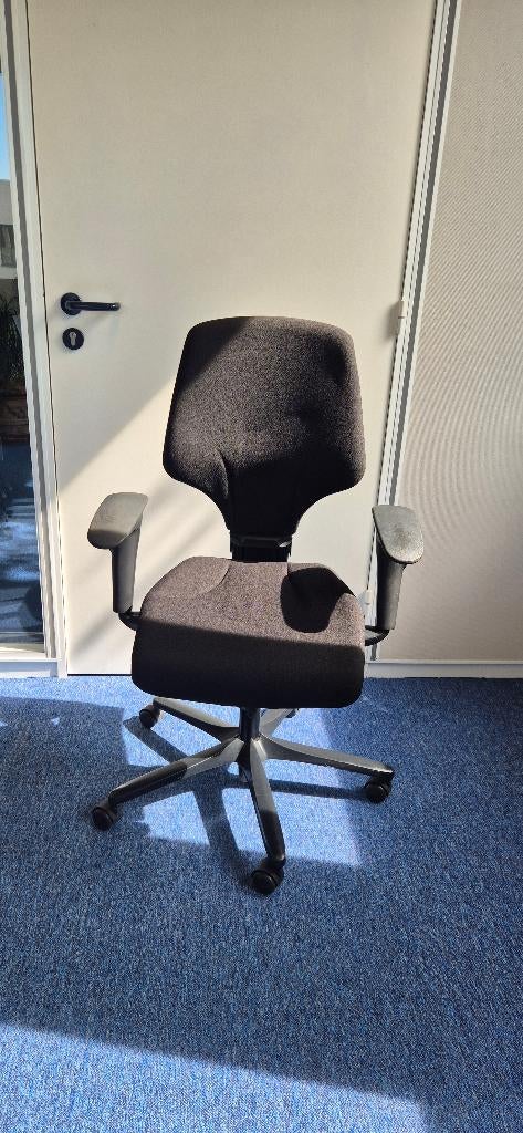 Set van 8 GIROFLEX 64 professionele bureaustoelen, Ophalen, Gebruikt, Zwart, Bureaustoel