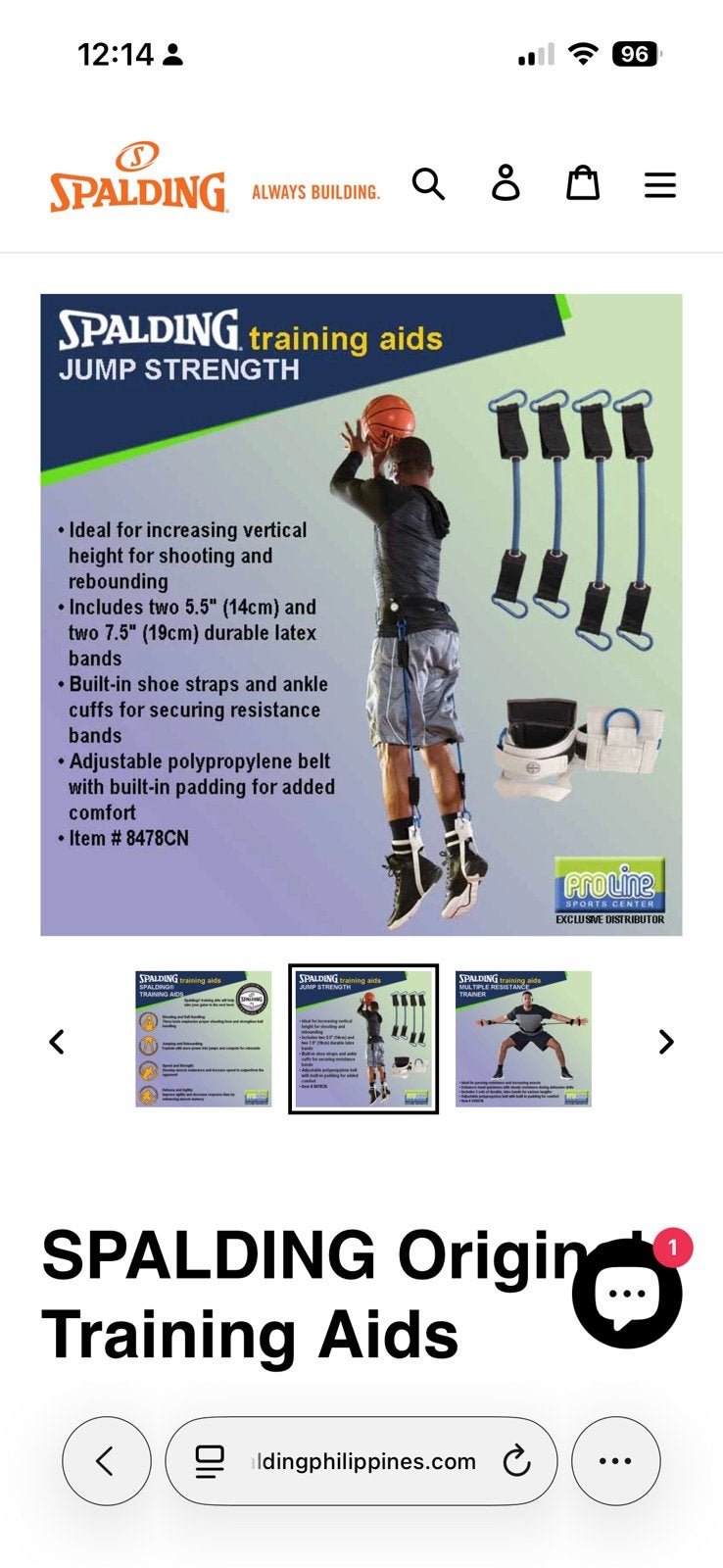 Ballon de basket Spalding Jump Stretch, Enlèvement ou Envoi, Comme neuf
