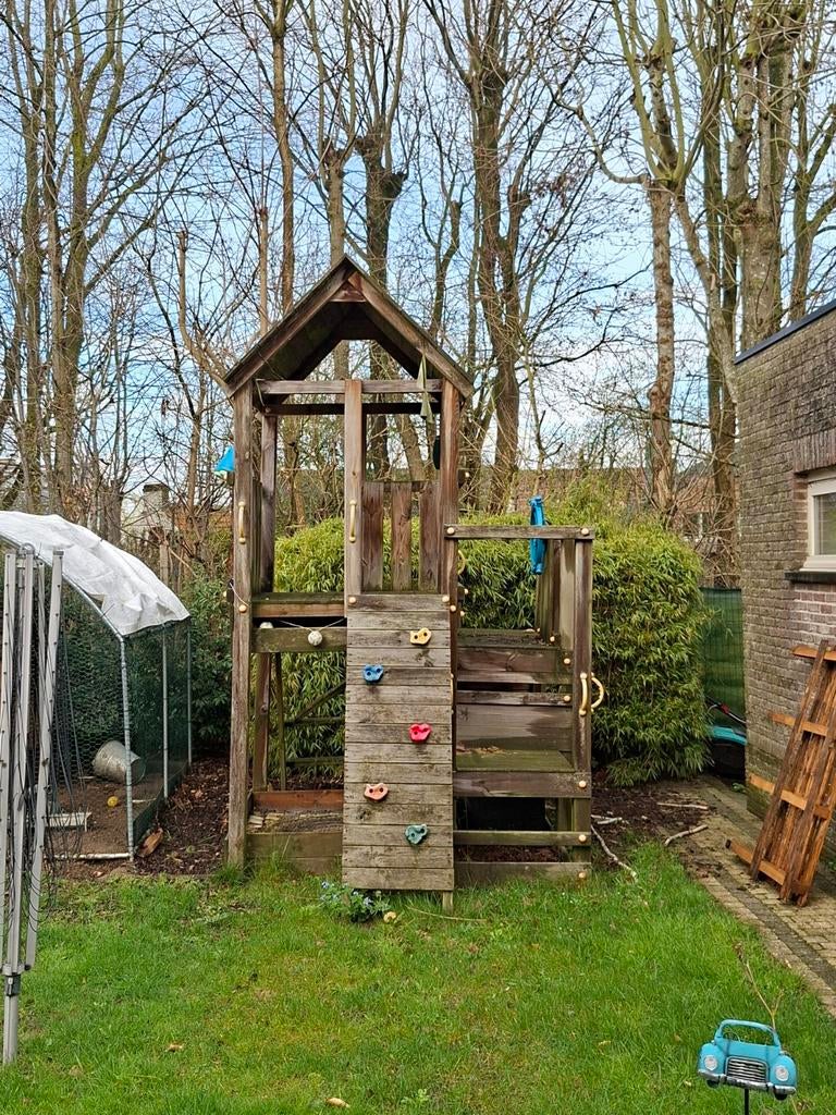 Speeltoren  penthouse blue rabbit, Kinderen en Baby's, Ophalen, Zandbak