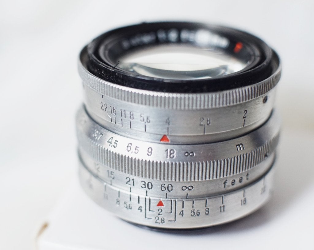 Carl Zeiss Jena Biotar 58mm f/2 + bague d'adaptat. possible, Enlèvement ou Envoi, Utilisé, Reflex miroir, Autres Marques
