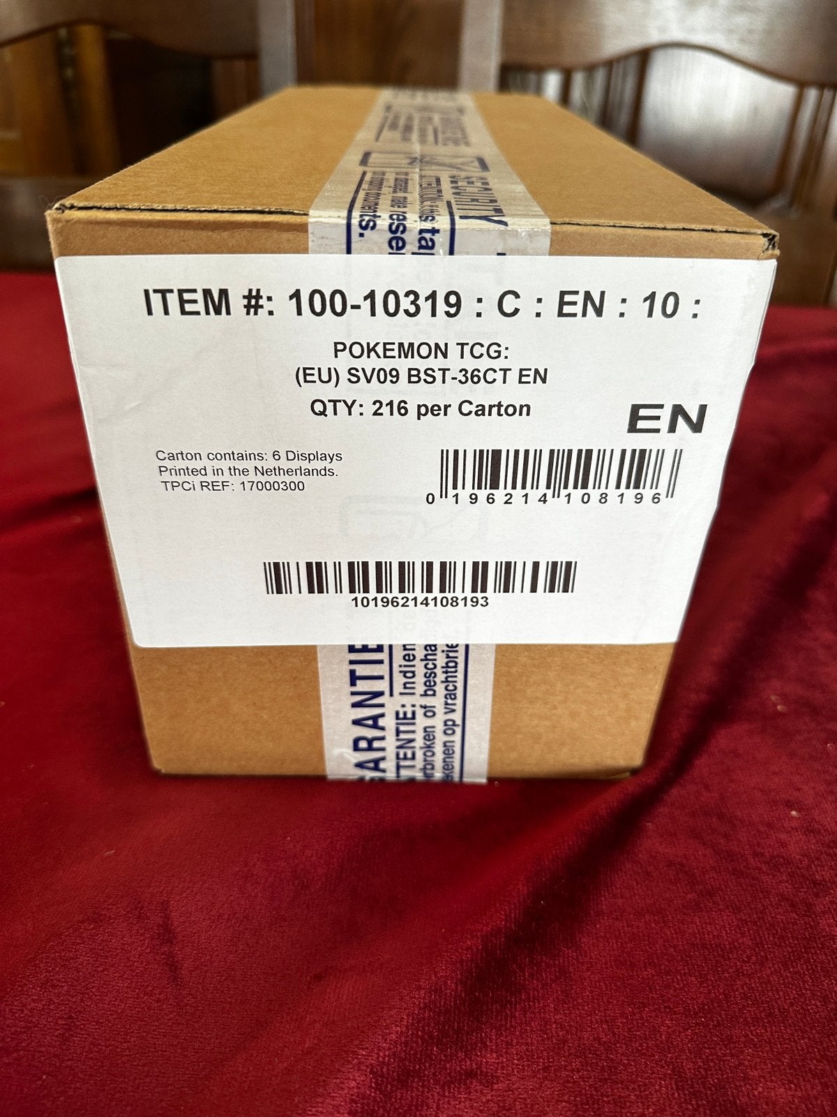 Sealed case Journey Together boosterbox, Ophalen, Zo goed als nieuw, Boosterbox