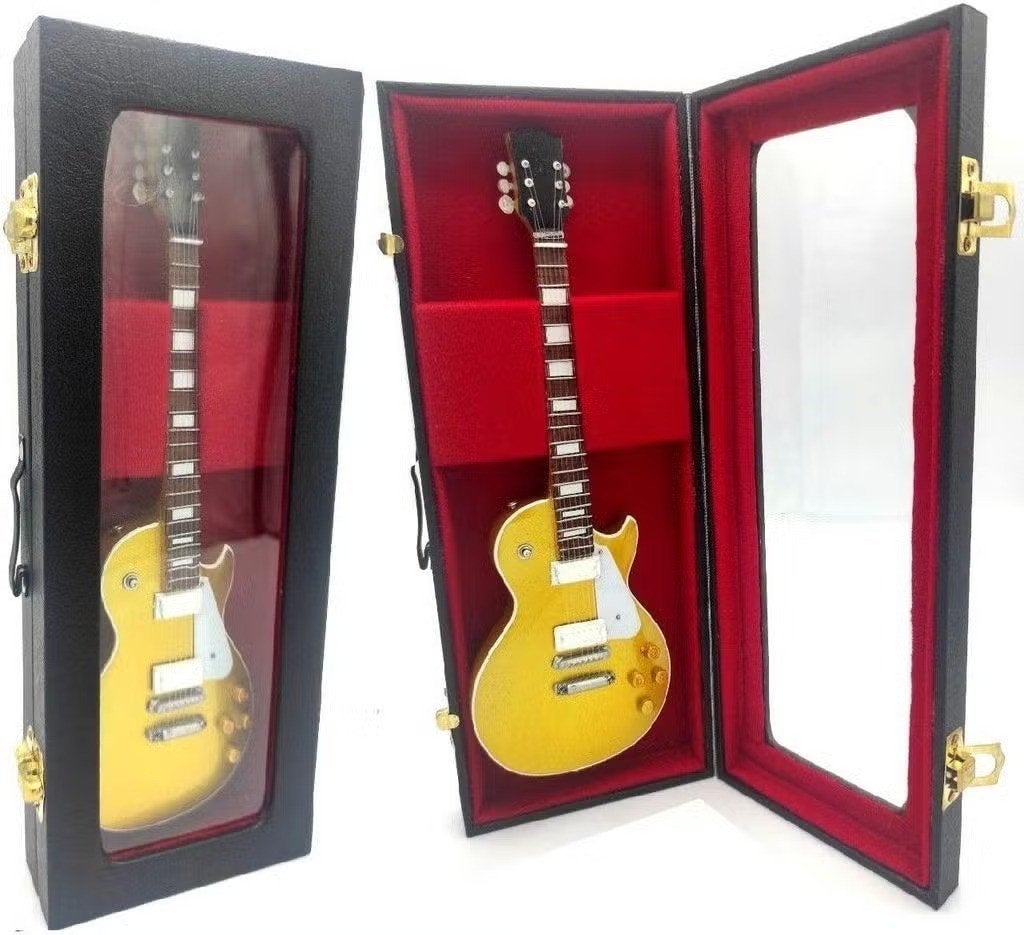 Universele replica gitaarkoffer voor miniatuur gitaar model, Muziek en Instrumenten, Ophalen of Verzenden, Zo goed als nieuw, Akoestische gitaar