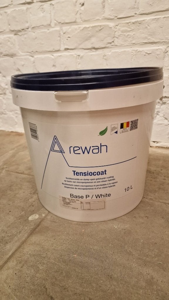 Verf Rewah RAL 9010, Bricolage & Construction, Peinture, Vernis & Laque, Comme neuf, Peinture, 5 à 10 litres, Blanc, Enlèvement