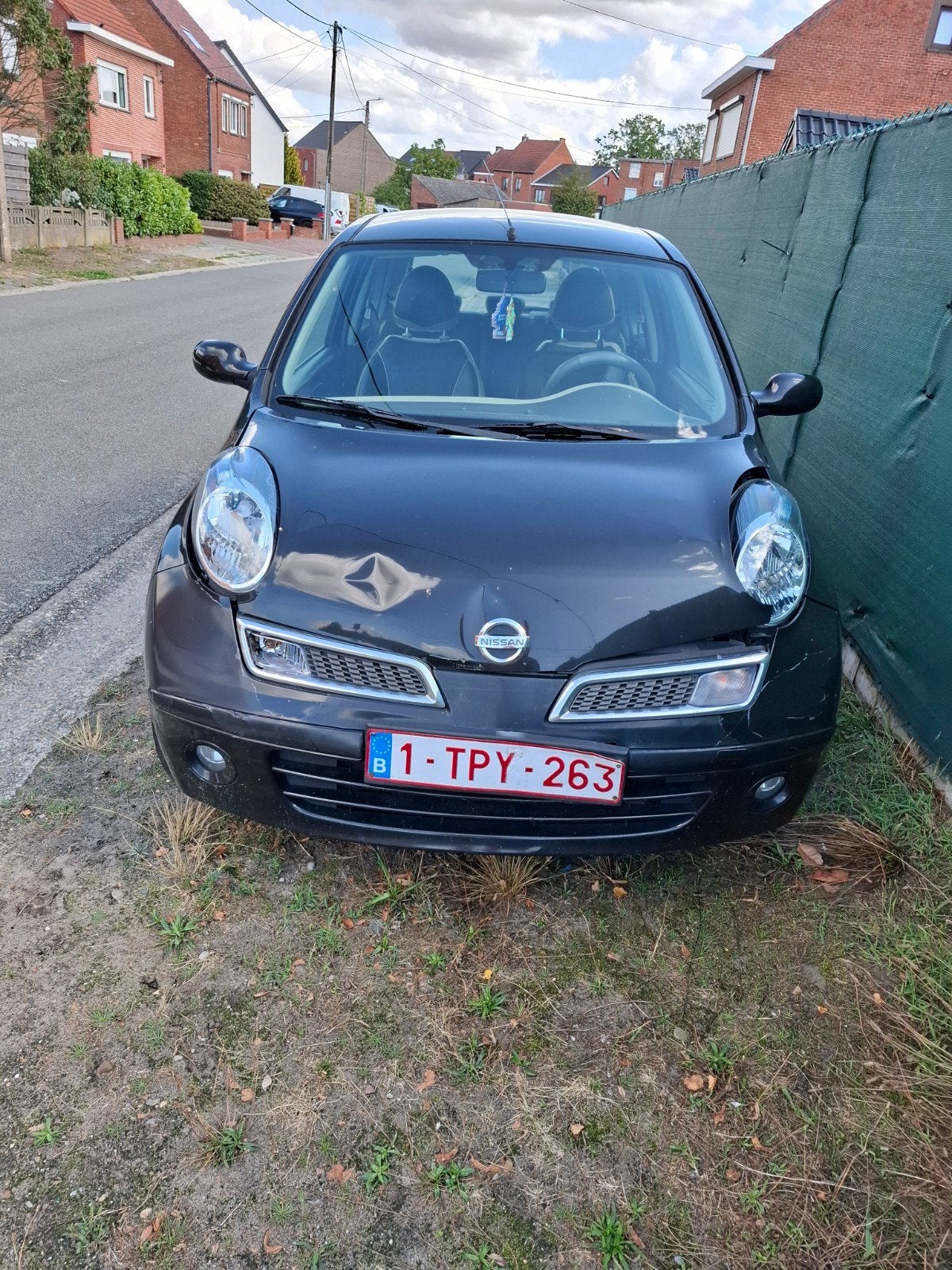 Auto te koop (onderdelen), Auto's, Nissan, Zwart, Leder, Micra, Particulier