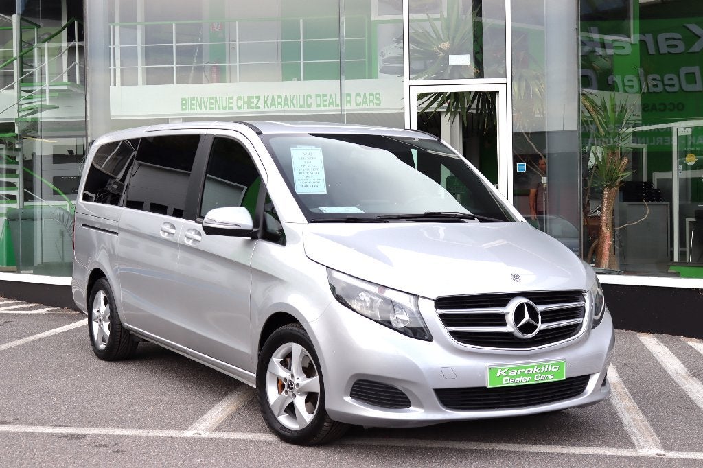 MERCEDES V250d 190CV 7 PLACES AVANTGARDE GPS CAEMRA TVAC, Argent ou Gris, Achat, Euro 6, Entreprise